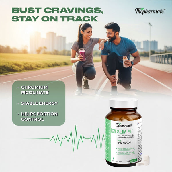 Slimming Tablets with L-Carnitine, Apple Cider Vinegar & Chromium Picolinate – 60 Tablets